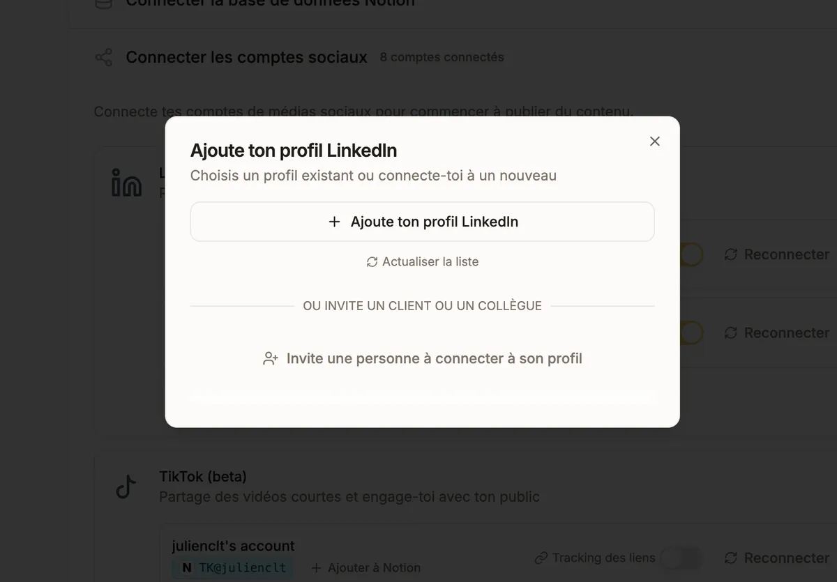 Gère les comptes sociaux en toute sécurité